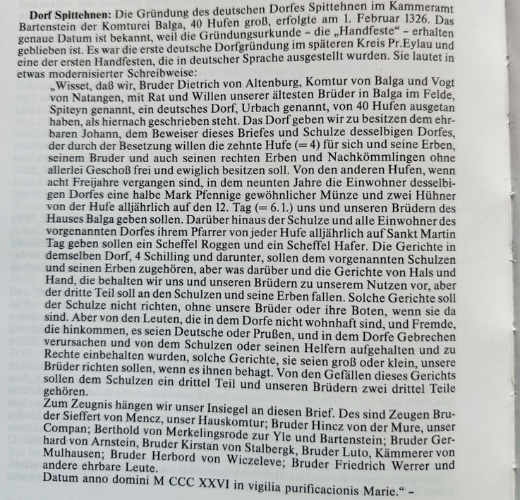 Aus Horst Schulz_Die Städte und Gemeinden des Kreis Preußisch Eylau