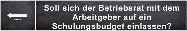 Schulungsbudget für Betriebsräte