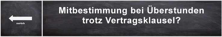 Mitbestimmung bei Überstunden