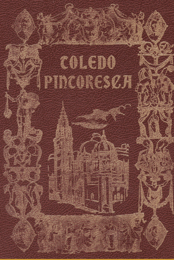 Portada del libro "Toledo Pintoresca de Jose Amador de los Rios 1842 - Reedición Editorial Zocodover - Gomez Menor 1989