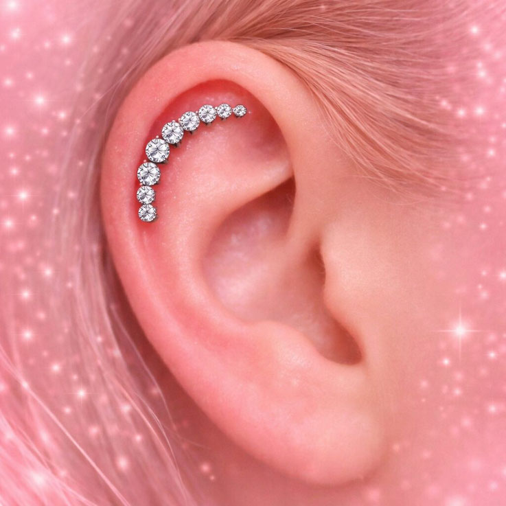 Helix Piercing bei UDOPEARL in Kassel