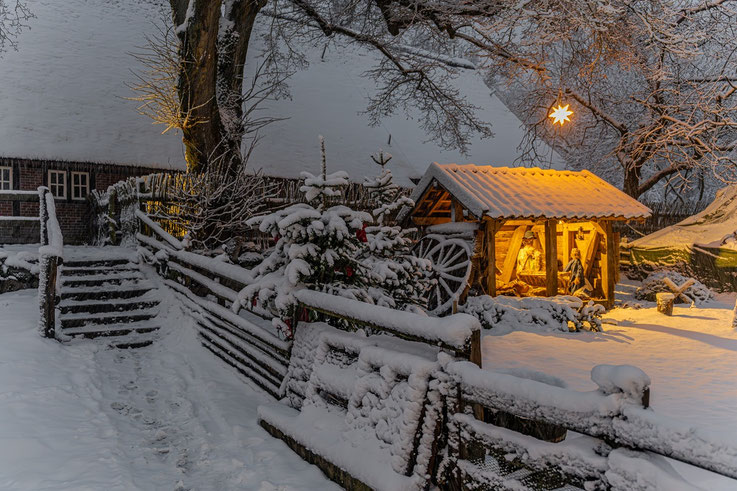 Die Weihnachtskrippe im Museumsdorf Volksdorf