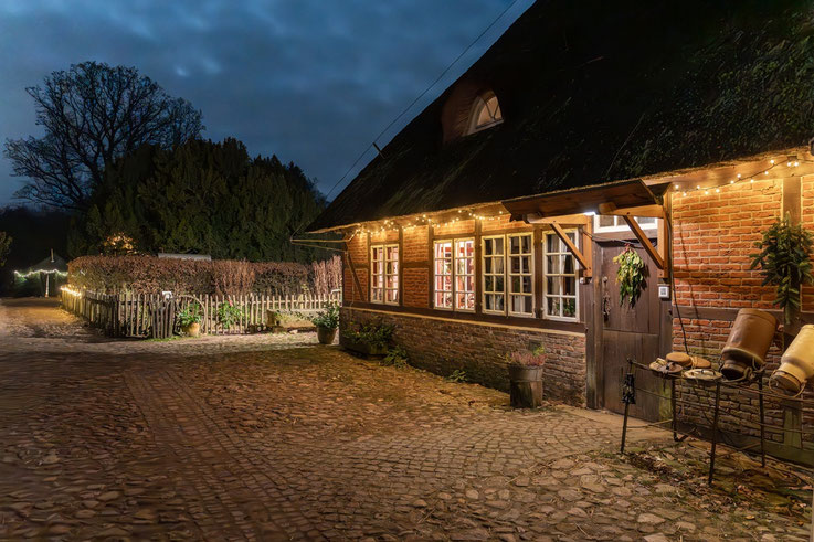 Harderhof, Weihnachtsbeleuchtung, Museumsdorf Volksdorf