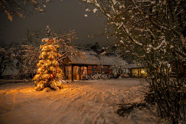 Museumsdorf Volksdorf, Weihnachtsbaum, Krämerladen