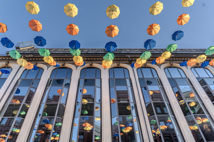 Passagenviertel, Schirme, Regenschirme, Umbrella, Hamburg, Hamburger Sommergärten