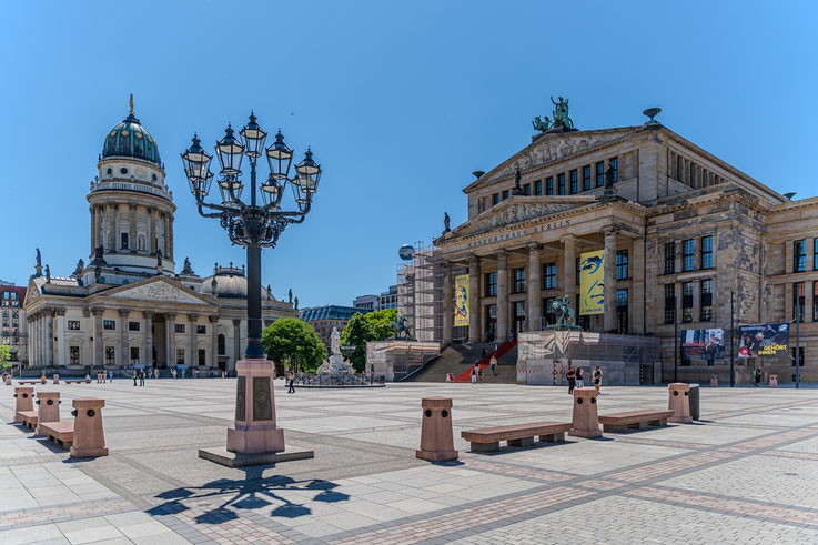 Gendarmenmmarkt, Berlin, Deutscher Dom, Frankzösischer Dom, Konzerthaus