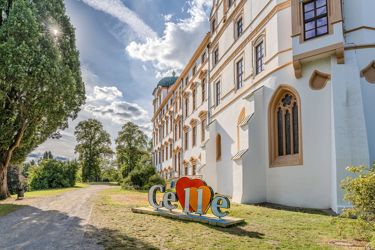 Celle, Schloss; love Celle, logo