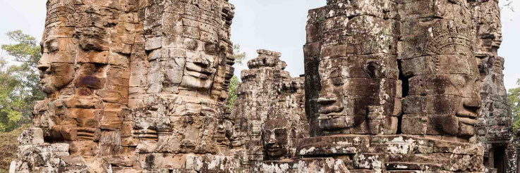 Bayon Tempel, Faces of Cambodia