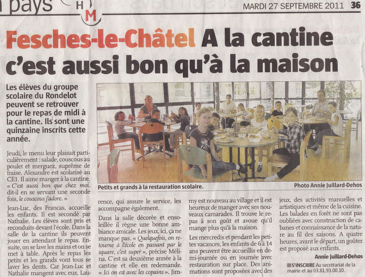 Le Pays 27 septembre 2011