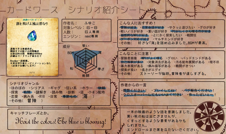 作ったシナリオ Cwhuyuko ページ 作ったシナリオ Cwhuyuko ページ