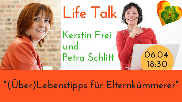 Petra Schlitt im Gespräch mit Kerstin Frei, Life Talk, Demenz, Pflege, Angehörige, Coaching und Beratung