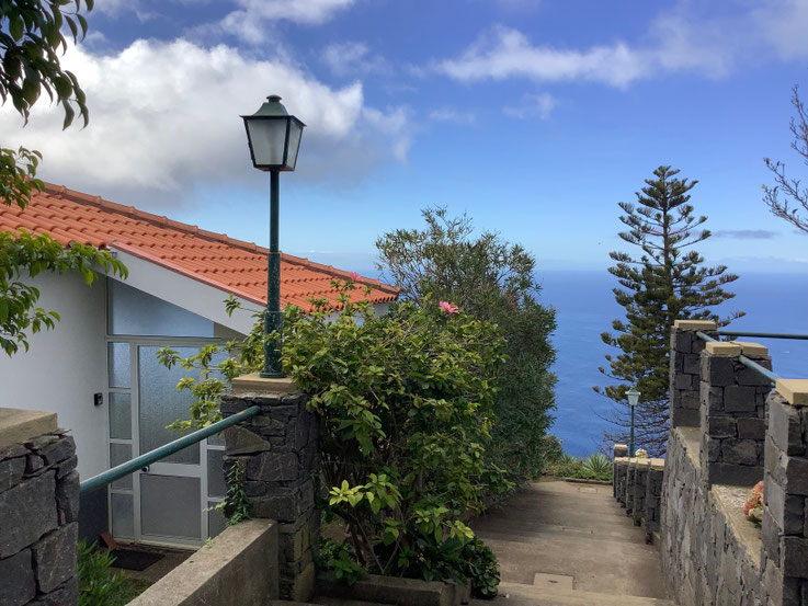 Eingangsbereich an dem Wanderweg nach Paul do Mar