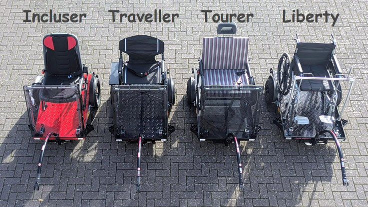 Grote keuze aan fietskar voor mensen met een handicap