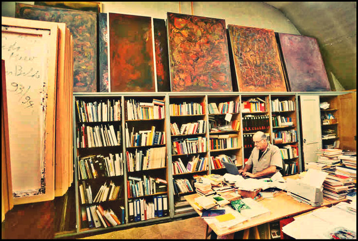 Pedro Meier Schreibort, Atelier, Bibliothek – Kraftort & Schreibprozess, Pedro Meier, Schriftsteller Lyriker, Krimiautor, Multimedia Artist, Conceptual Art, True Crime »Chronik des Augenblicks« – »Enzyklopädie der Einsamkeit«, DADA FLUXUS, Gesamtkunstwerk