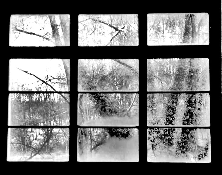Pedro Meier Atelierfenster im November, Atelier Alte Gerberei Aarburg 1999, Innenwelt Aussenwelt, Einsam im Nebel zu wandern, Atelierimpressionen, Nostalgie, bittersüße, nostalgische Emotionen, Pedro Meier Lyriker Haiku Schriftsteller, Multimedia Künstler