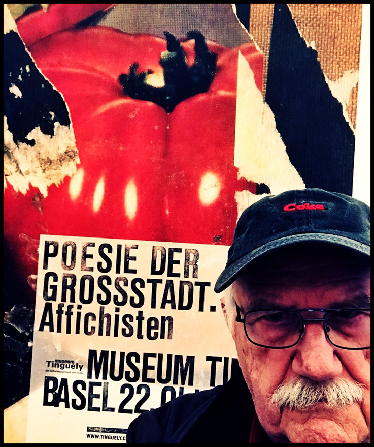 Pedro Meier, Poesie der Grossstadt, Die Affichisten, Décollage, Museum Jean Tinguely Basel 2021 Selfie Art Project, Selbstbildnis by Pedro Meier, Schriftsteller, Lyriker, Multimedia Artist, Spoken Word Performance, DADA FLUXUS, Autorenlexikon AdS Schweiz