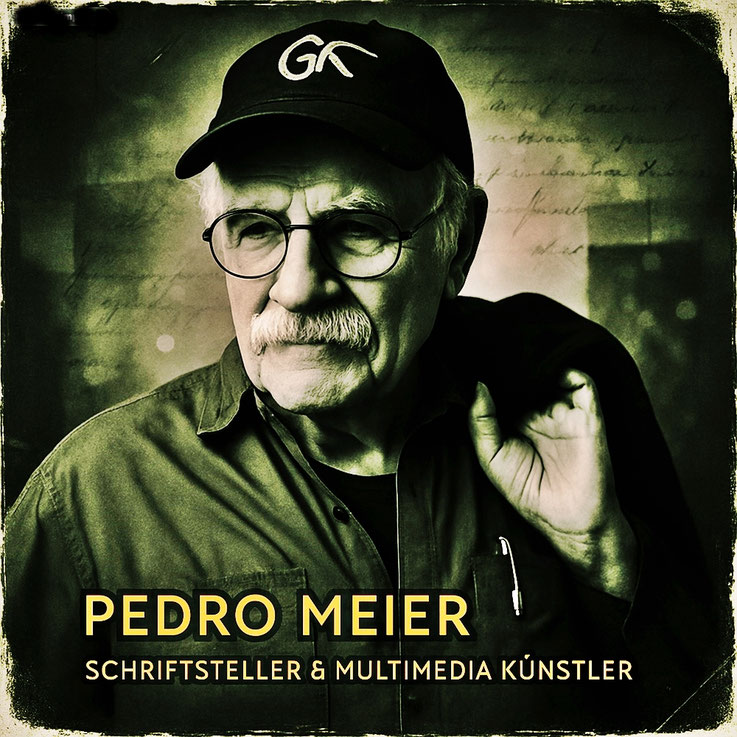Pedro Meier Dichter-Poet Porträt, Schriftsteller Lyriker, Multimedia Künstler, Autorenlesung Zürich, Ein Leben für die Kunst, Pedro Meier Leben zwischen Wort, Poesie, Kunst und Bild, Pedro Meier, Literaturfestival, Gedichte, Lexikon Literaturport Berlin