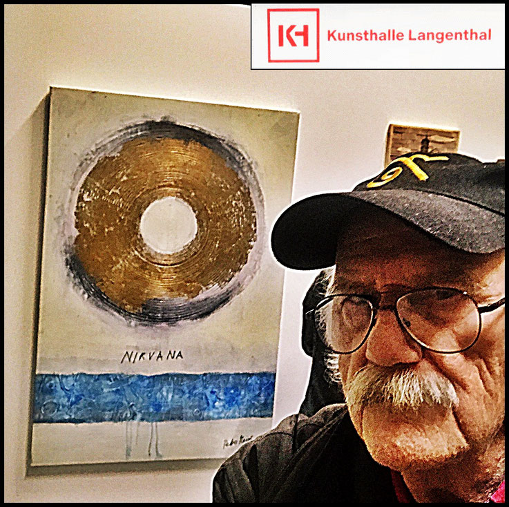 Pedro Meier Kunsthalle Langenthal 2024 Jahresausstellung – NIRVANA, Mixed Media & Objet trouvé, 150 × 100 cm, Artwork by Pedro Meier Multimedia Artist, Schriftsteller, Lyriker, Conceptual Art, Spoken Word Performance, Künstlerlexikon SIKART Zürich Visarte