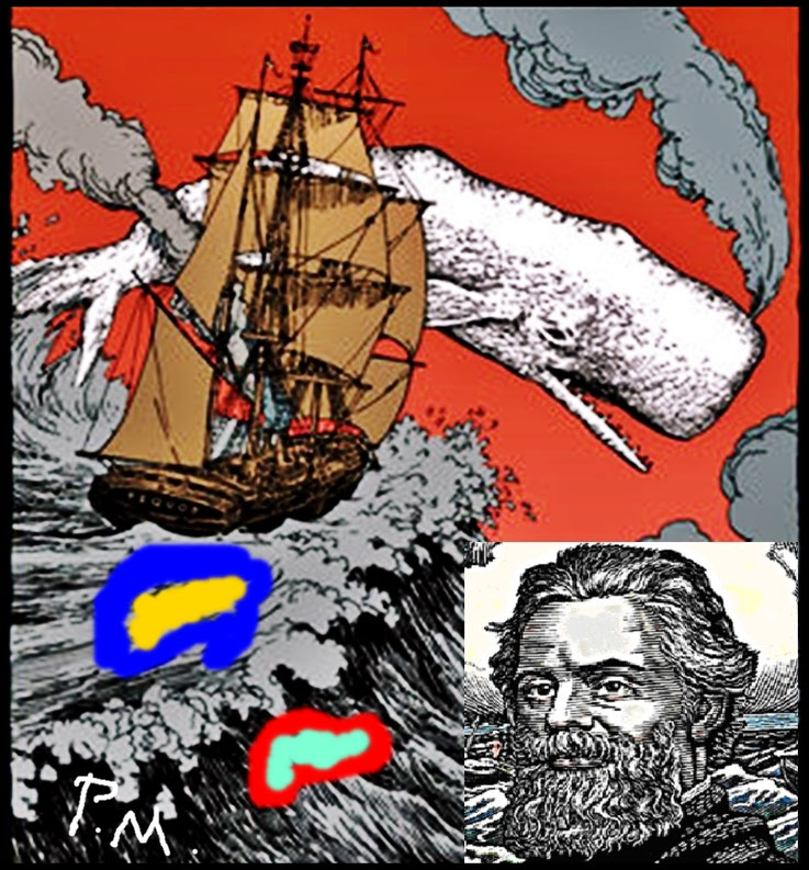 Happy Birthday – Herman Melville –  1. 8. 1819 New York – Fulminante Werke - Moby Dick – Bartleby, der Schreiber – Billy Budd – Taipi. Foto Archiv Pedro Meier, Schriftsteller, Multimedia Artist, Atelier Niederbipp, Olten, Bangkok, Brooklyn 