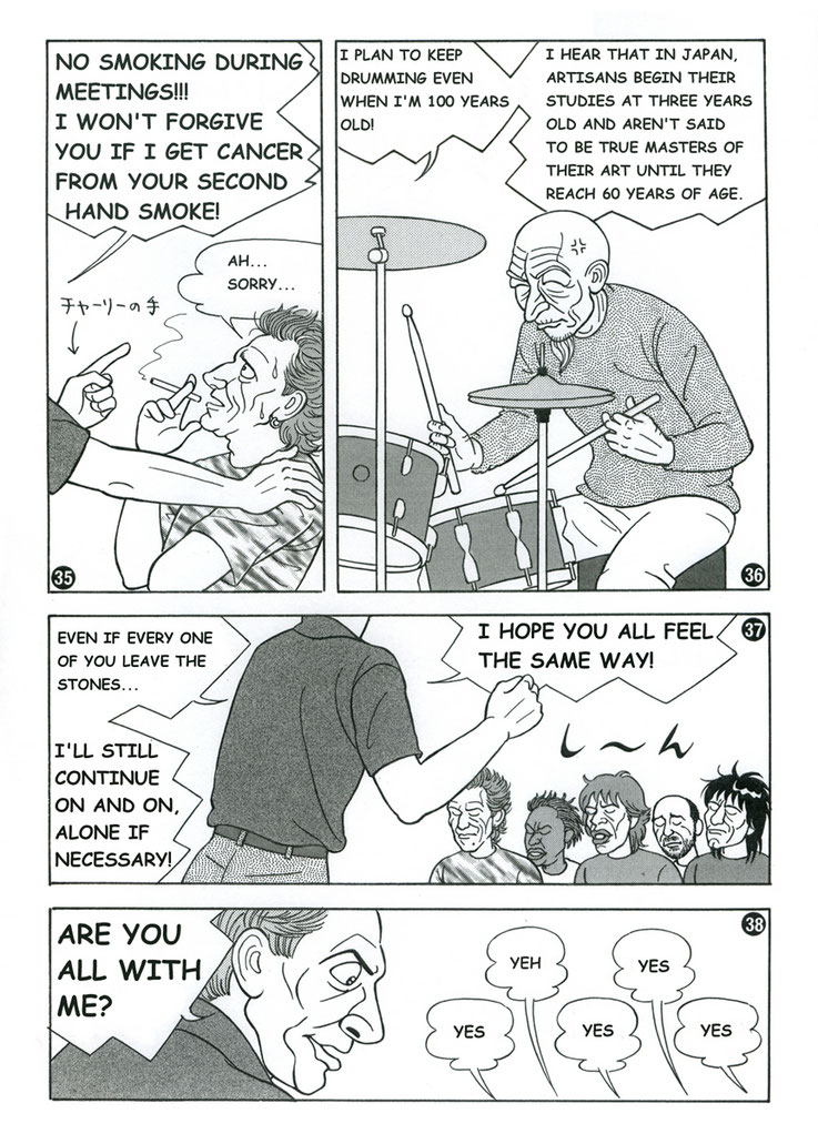 Charlie Watts _ Cartoon