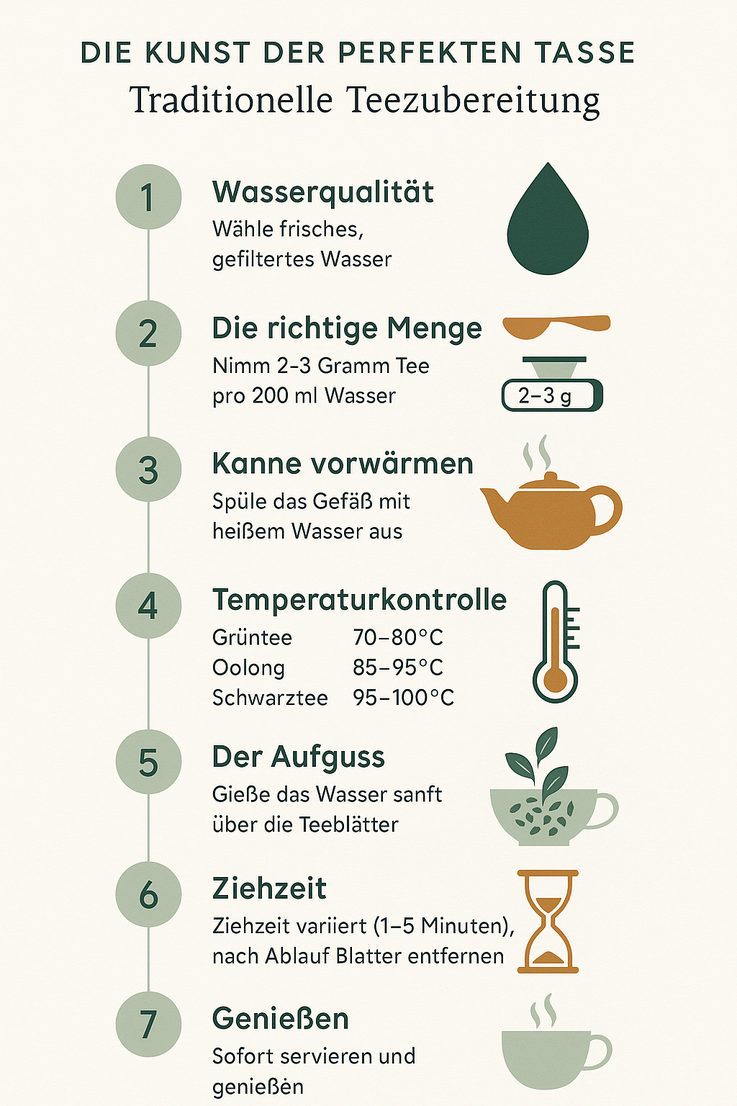 Traditionelle Teezubereitung