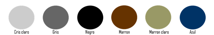*Otros colores que no estén en la tabla como por ejemplo rojo tienen un recargo del 10% No pintamos en color blanco