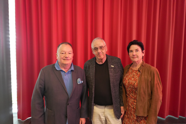 René Stammbach (Präsident) und Christiane Jolissaint (Stv. Präsidentin)