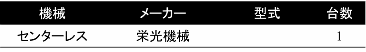 センターレス　一覧