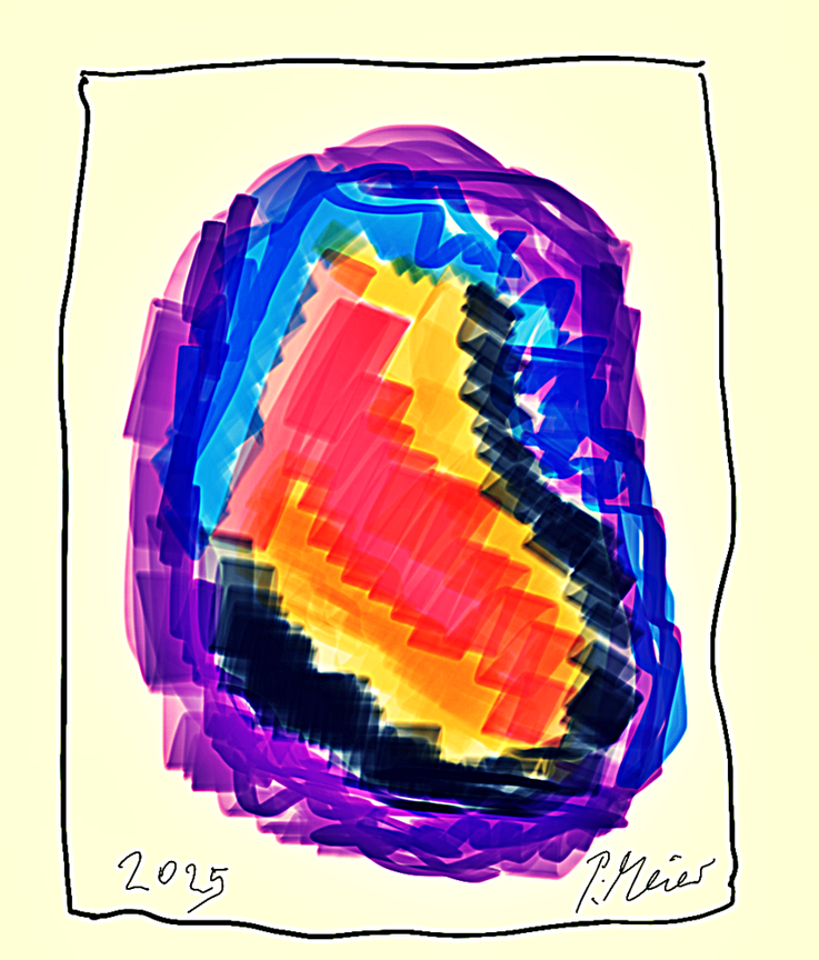 Pedro Meier Paraphrasen zu – Alice im Spiegelland, von Lewis Carroll, aus Zyklus iPad Malerei Tagebuch, Artwork by Pedro Meier, Schriftsteller, Lyriker, Multimedia Artist, Conceptual Art, Spoken Word Performance, Atelier Niederbipp & Anderswo, Kunsthalle 