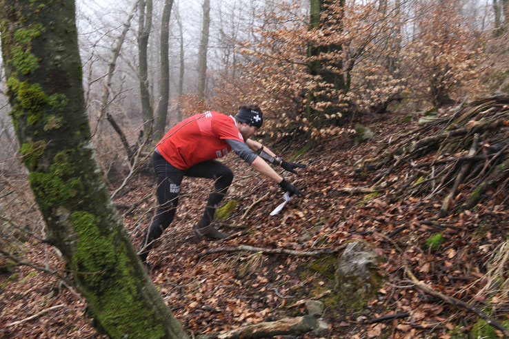 Mitteldistanz-Trainingswettkampf im Tessin. Es war definitiv steiler als es aussieht...