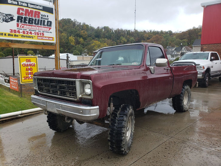 Mud truck after successful front and rear differential rebuilds