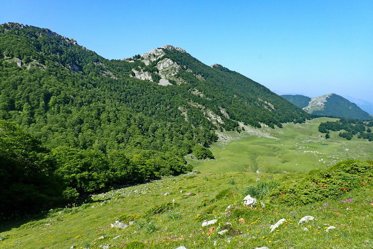 Le plateau où se situe la cabane de Couscoulha.