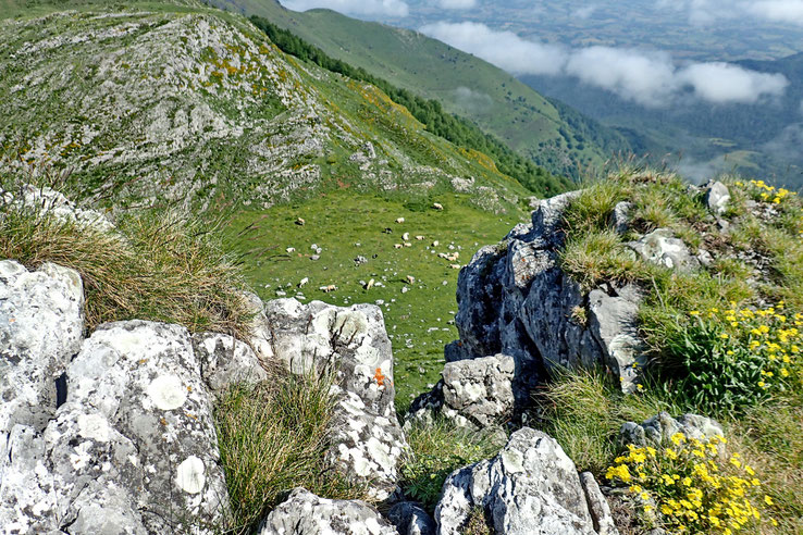 Un peu plus bas, le col de Quiala.