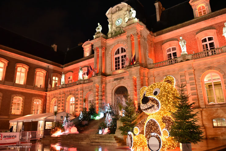 Noël à Amiens, photo non libre de droits