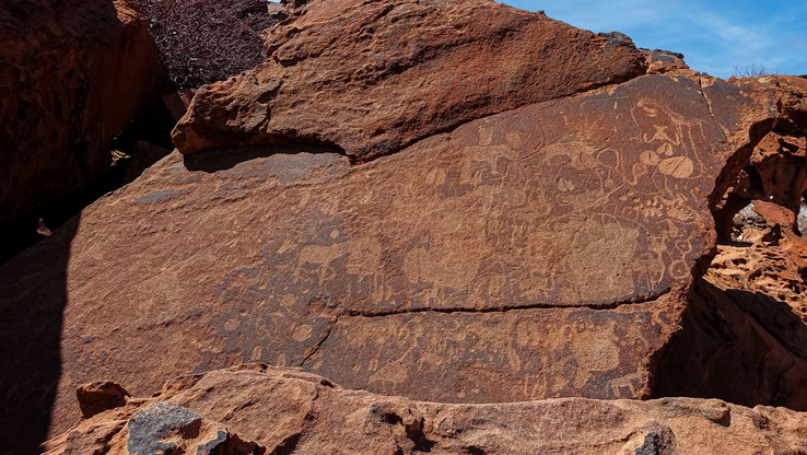 Bestiaire fantastique, Twyfelfontein, Namibie