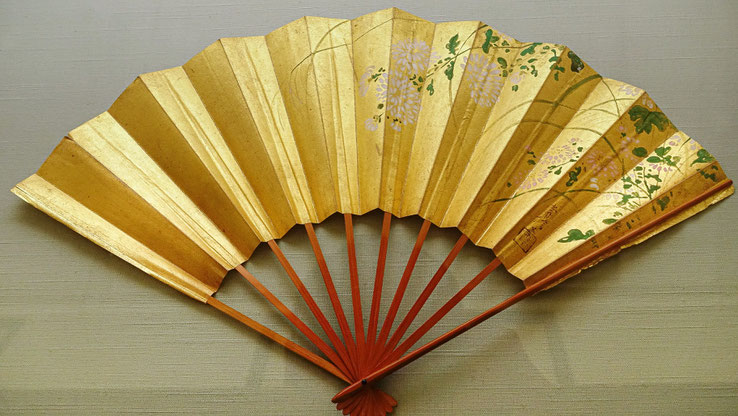 Eventail japonais, Musée National de Tokyo, Japon