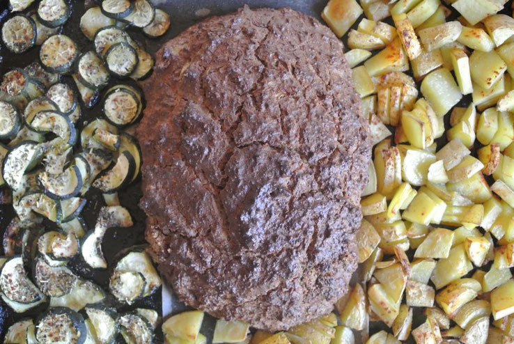 Low-Carb & vegetarisch: "Hackbraten" aus meinem Thermomix - Partyrezepte II