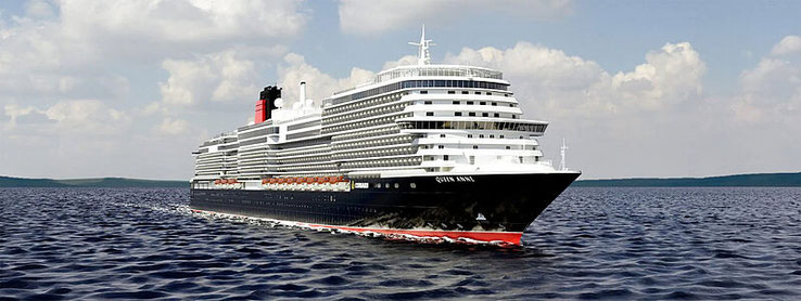 Cunard Kreuzfahrt mit neuer "Queen Anne" ab Januar 2026 - sichern Sie sich jetzt Ihre Suite für die nächste Traumreise 2026-2027 - Modell: Cunard Line 