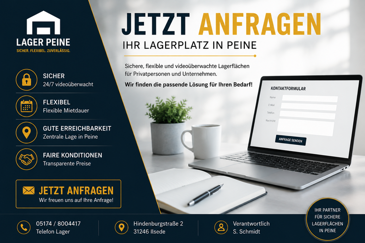 Standort der Lagerplatzvermietung in Peine mit guter Verkehrsanbindung