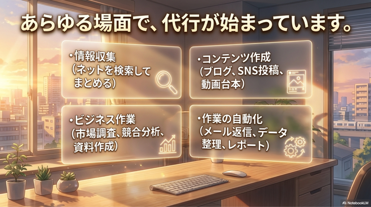 AIエージェントでできること