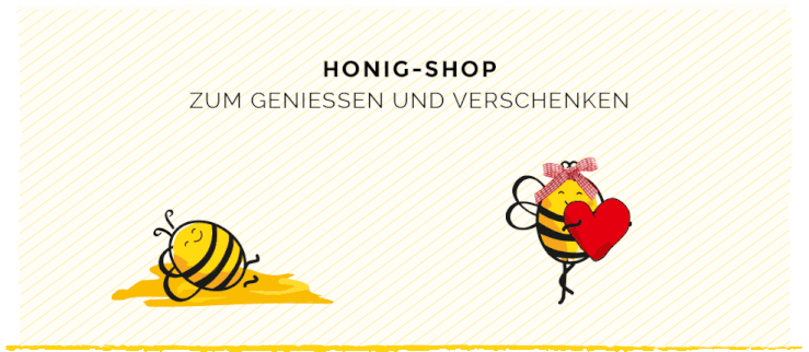 HONIG-SHOP zum geniessen und verschenken