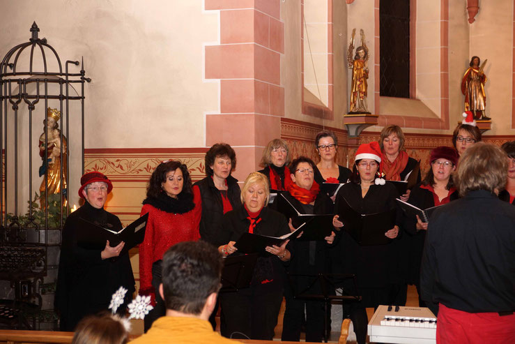 Das Adventskonzert von Da Capo 2015 - Die Sopranstimmen.