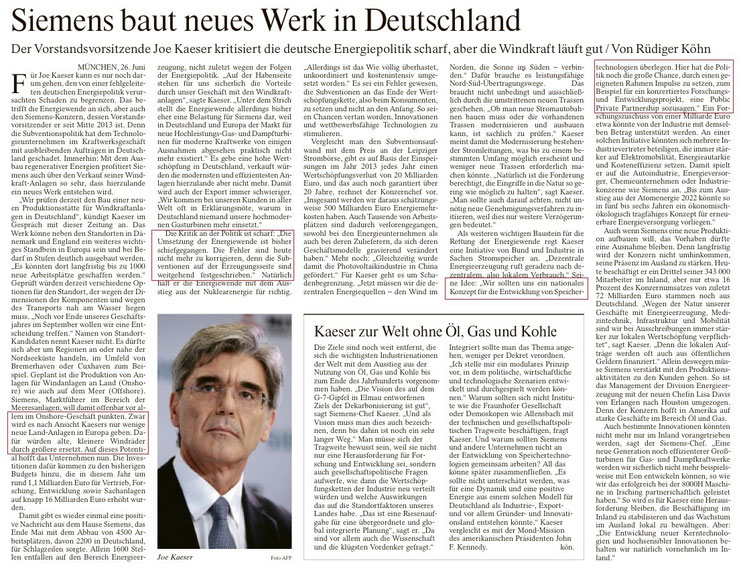 FAZ v. 27.06.2015 - Unternehmenschef bestätigt das Anliegen der Bürgerinitiative!