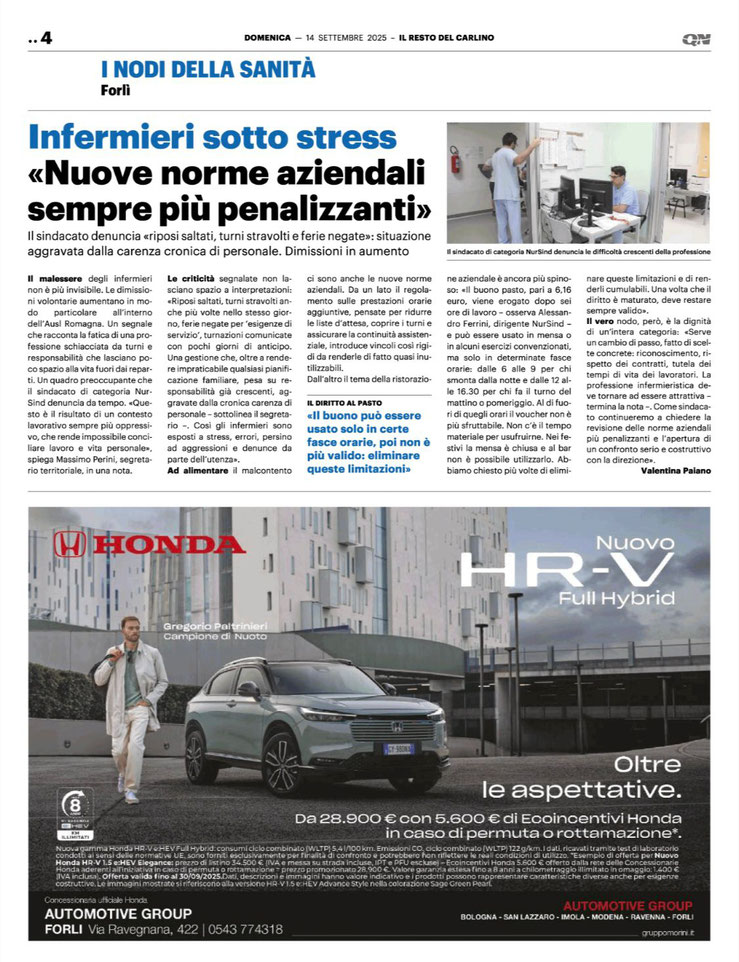 infemieri sotto stress