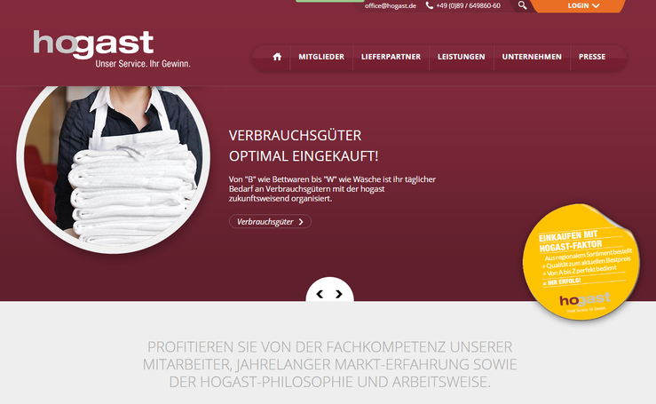 Homepage Hogast