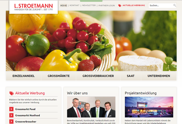 Webseite Stroetmann