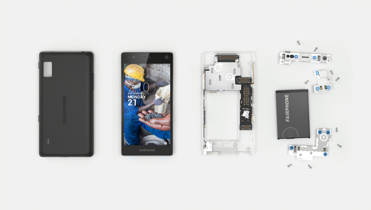 Disassembled Fairphone 2