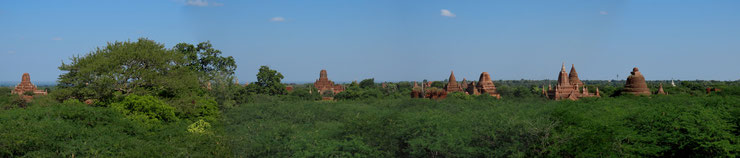 Blick über Bagan