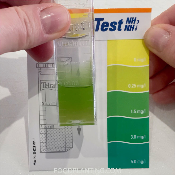 ammonium bodemtest, tetra ammonium test