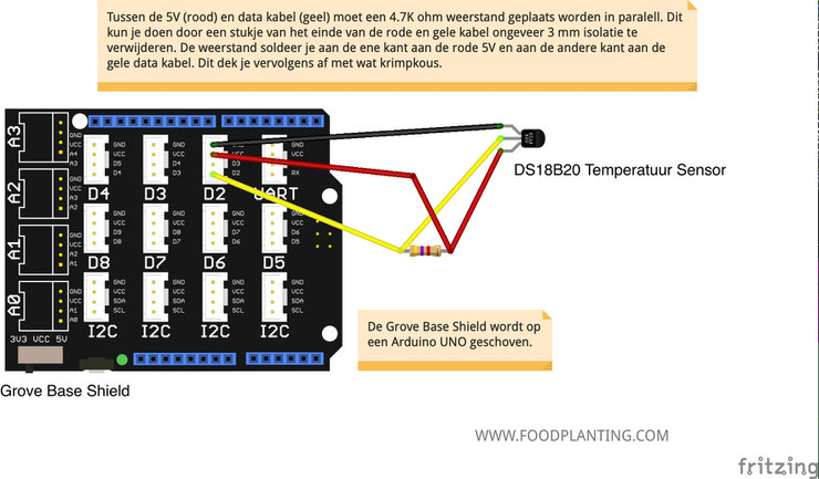 ds18b20, temperatuursensor